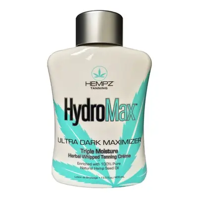 Hempz Hydro Max Ultra Dark Maximizer Herbal Whipped Tanning Lotion 400ml