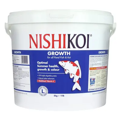 Nishikoi Growth Complete Food for Koi and Pond Fish - Large Pellets - 5kg