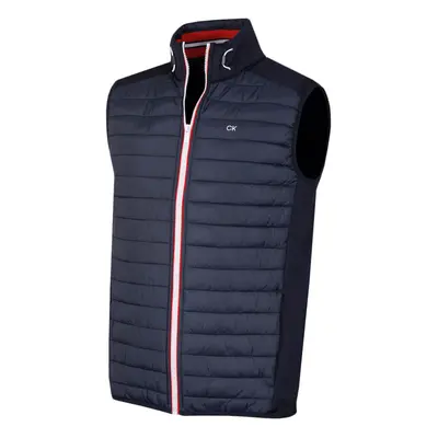 (S, Navy) Calvin Klein Mens Hybrid CK Insulate Lightweight Gilet