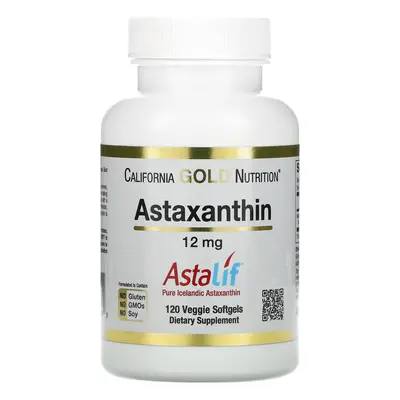 California Gold Nutrition, Astaxanthin, AstaLif Pure Icelandic, mg, Veggie Softgels