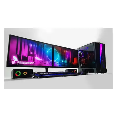 Dual Monitor Gaming PC Bundle i7 GB SSD GB Ram GTX Wifi