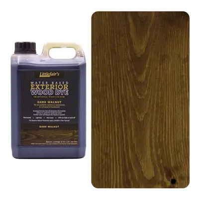 (5ltr, Dark Walnut) Exterior Wood Dye - Traditional Colours