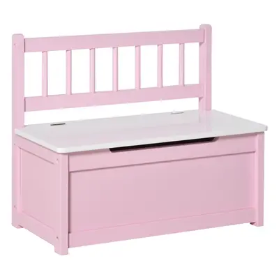 2 In Wooden Toy Box, Kids Seat Bench Storage Chest, x x 50cm