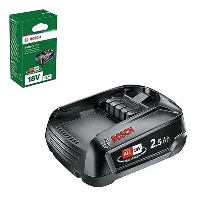 Bosch Home and Garden Battery Pack PBA 18V (battery 2.5 Ah W-B, Volt System, in carton packaging