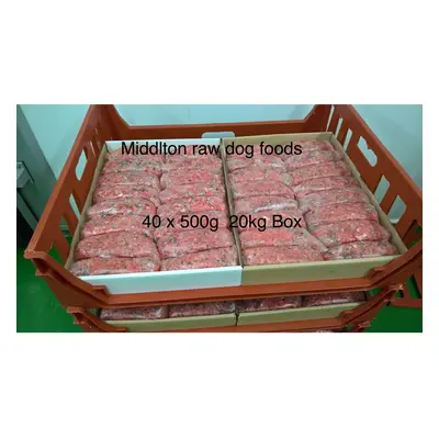 Frozen Minced Green Tripe & chicken 40x500g bags/blocks 20KG BOX