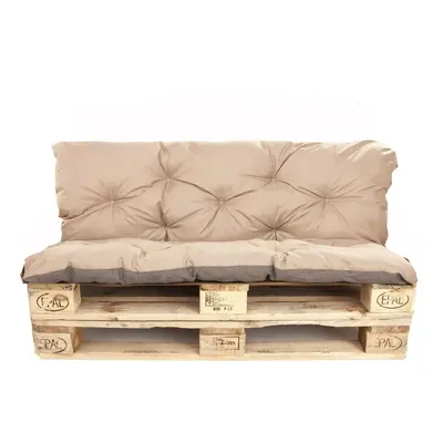 Pallet Cushions |seat x and Backrest x 40cm | Pallet Cushions set Beige