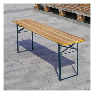 Outdoor Wooden Folding Beer Table Garden Furniture