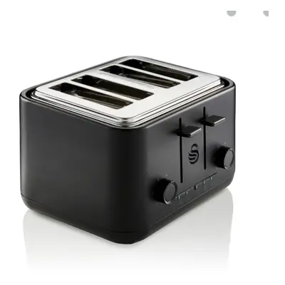 Swan Stealth Slice Toaster Black