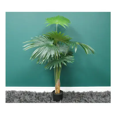 Tall Artificial Fan Palm Tree Large Faux House Plant