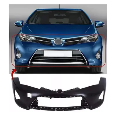 Toyota Auris Front Bumper Black W/O Pdc