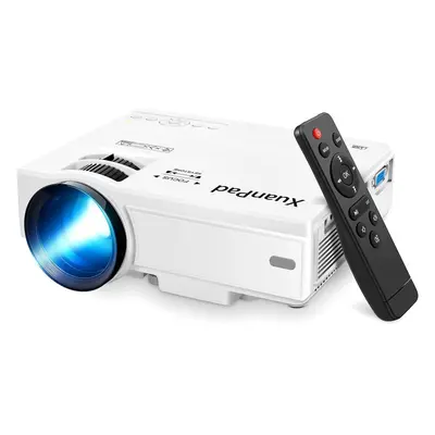 (11000L) XuanPad 1080P Projector - 5G WiFi, Bluetooth, 4K Support, Keystone Correction, Mini wit