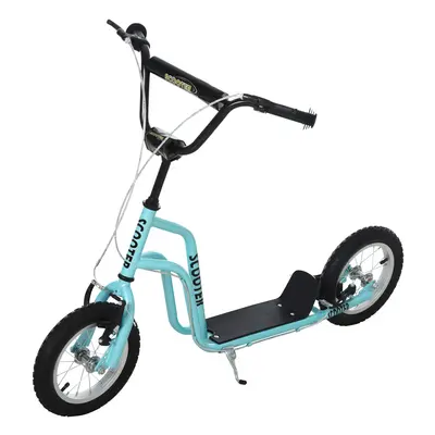 HOMCOM 90-96cm Kids Kick Scooter Adjustable Handlebar Wheel Blue