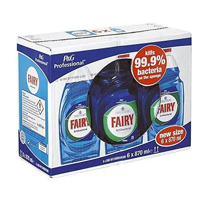 Antibacterial Washing Up Liquid Eucalyptus 870ml Pack of