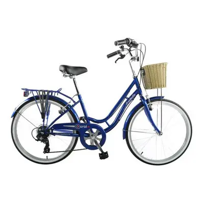 Aurai Arabella Girls Traditional Heritage Bicycle 24" Wheel Navy