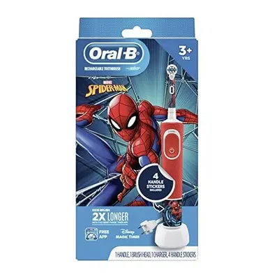 Oral-B Kids Electric Toothbrush Featuring Marvel's Spiderman, for Kids 3+