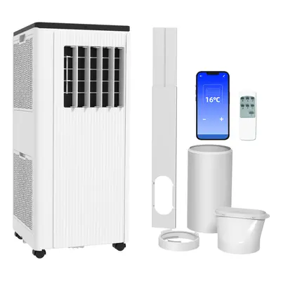 HOMCOM 7,000 BTU Portable Air Conditioner with App Control, Sleep Mode