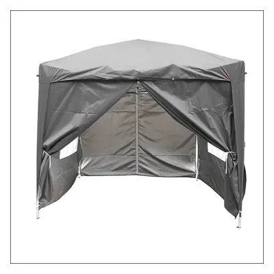 2 x 2m Garden Pop Up Gazebo Marquee Patio Canopy Wedding Party Tent- Anthracite