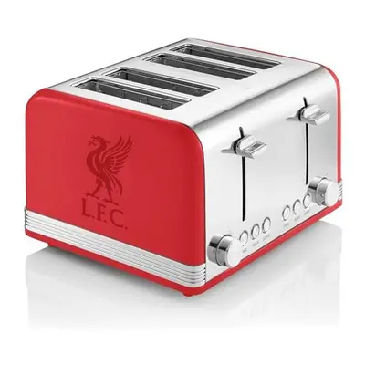 Swan Official Liverpool Football Club Slice Retro Toaster, Red, 1600W, Red Indicator Lights, Def