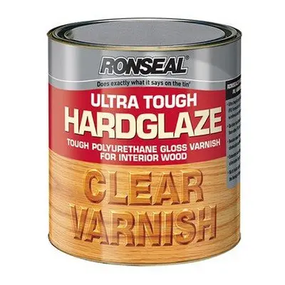 Ronseal Ultra Tough Hardglaze Internal Clear Gloss Varnish 2.5 Litre