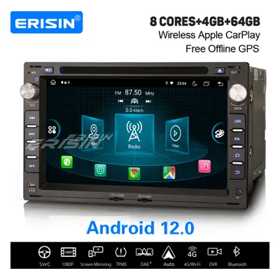 8-Core Android 64GB Car Stereo For VW Passat Jetta POLO Golf T5 SEAT Skoda WiFi CarPlay DAB+ Sat