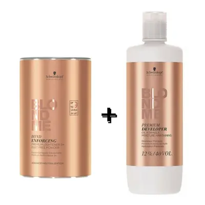 Schwarzkopf Blond me 9+ Powder 450g + 12% Developer 1L