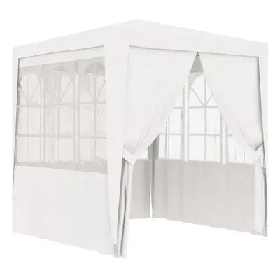 vidaXL Professional Party Tent with Side Walls 2.5m White Garden Canopy Gazebo