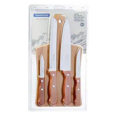 Tramontina Dynamic Kitchen Knives Set, Natural