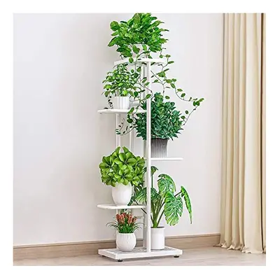 5 Tier Metal Plant Stand, Planter Rack Storage Organizer Displayï¼Multiple Flower Pot Holder Sh