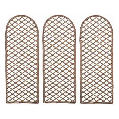 Set of Willow Trellis With Curved Top (120cm x 45cm)