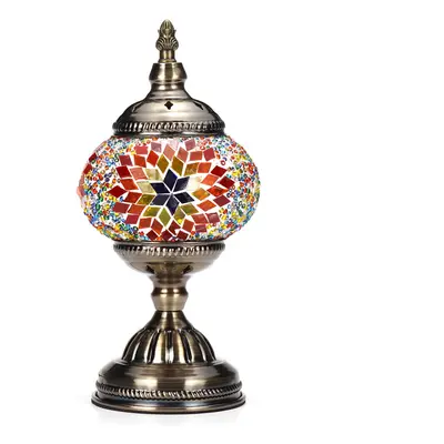 (Type D) E27 Handmade Retro Turkish Moroccan Romantic Table Lamp Home Bar Fixture Decor