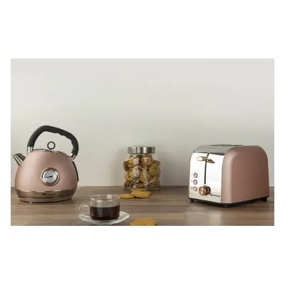 (Pink) SQ Professional Epoque 1.8L Kettle-2 Slice Toaster