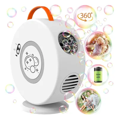 Bubble Machine Automatic Bubble Blower for Kids Toddlers Rechargeable Battery Portable Bubble Ma