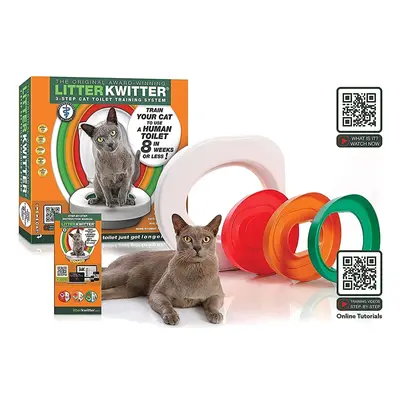 Cat Toilet Training System By Litter Kwitter - Teach Your Cat to Use t