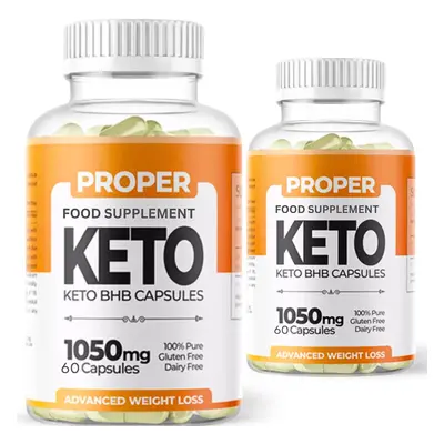 Keto Proper Advanced Weight Management [120 Capsules] Months Supply