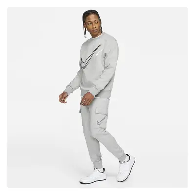 (XL) Nike Mens Crew Neck Multi Swoosh Tracksuit Grey