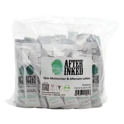 After Inked Tattoo Aftercare lotion sachets 7ml x50 no stand WHOLESALE