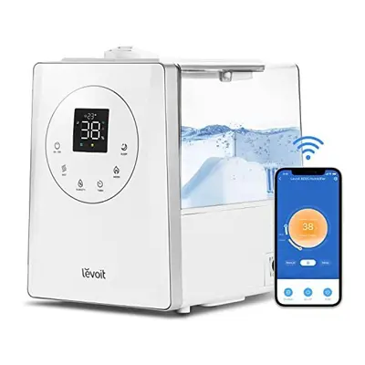 Levoit Smart Humidifiers for Bedroom L, Top-Fill Warm & Cool Mist Humidifier for Large Home | Pl