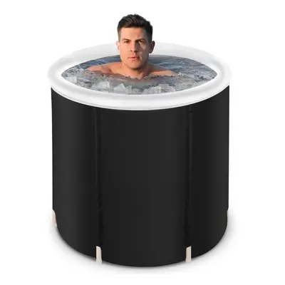 Portable Ice Bath Tub for Cold Water Therapy Lid Recovery Plunge Pool