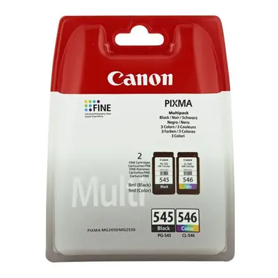 Canon PG-545 / CL-546 Multipack 2-pack blackcolour cyanmagentayellow original in 8287B005