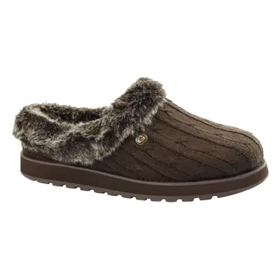 (5 UK, Chocolate) Skechers Womens/Ladies Keepsakes Ice Angel Slip On Mule Slippers