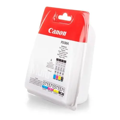 Canon CLI-571 Multipack Ink Cartridges Black, Cyan, Magenta, Yellow ? Ink Cartridges (Black, Cya