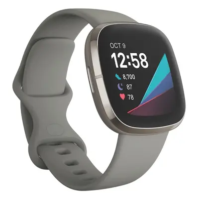 Fitbit Sense GPS Smartwatch Sage Grey / Silver Stainless Steel