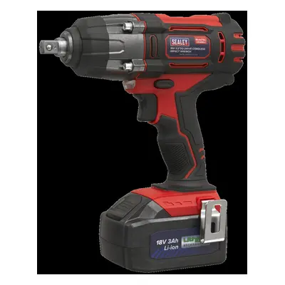 Cordless Impact Wrench 18V 3Ah Lithium-ion 1/2"Sq Drive