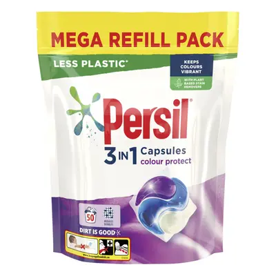 Persil 3in1 Capsules, Colour, Washes - Pack (Total Washes)