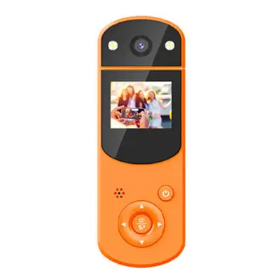 (Orange) HD 1080P 16MP Reversible Lens Digital DV Camera Camcorder with Fill Light IR Night Visi