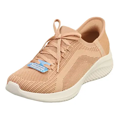 Skechers Slip-ins Ulra Flex 3.0 Vegan Womens Fashion Trainers in Tan - UK