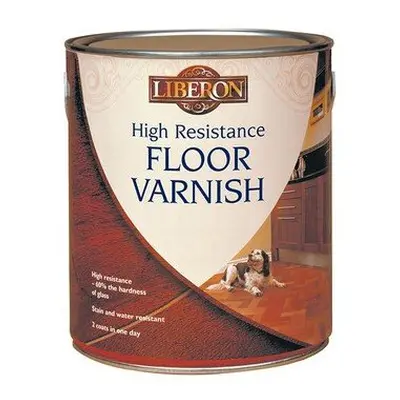 Liberon High Resistance Floor Varnish Clear Matt 2.5 Litre