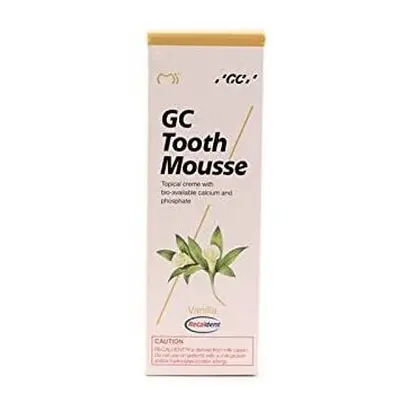 GC Tooth Mousse Toothpaste 35ml Tube Vanilla, Pack of (2X 36ml)