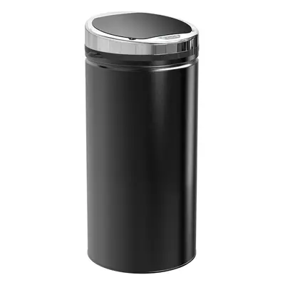 HOMCOM Automatic Hand Sensor Dustbin Kitchen Waste Bin Rubbish Can 42L Black