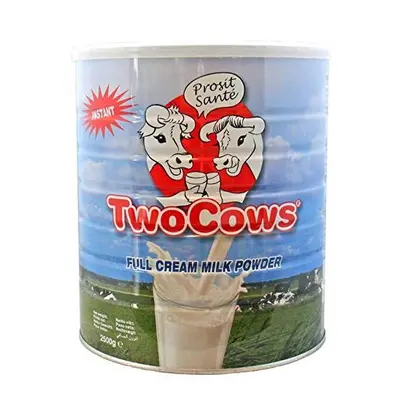 Two Cows Instant Full Cream Milk Powder, 2.5 kg